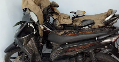 Pria Misterius Bakar 3 Motor Di Semarang