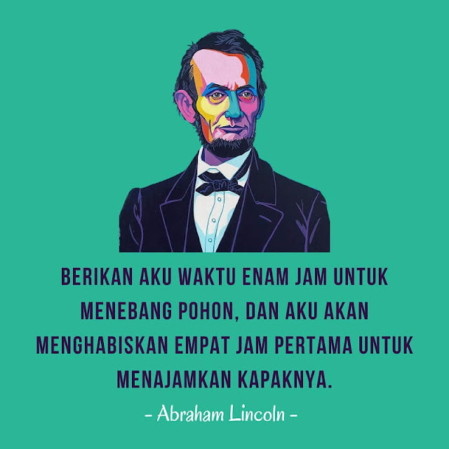 kata kata bijak abraham lincoln