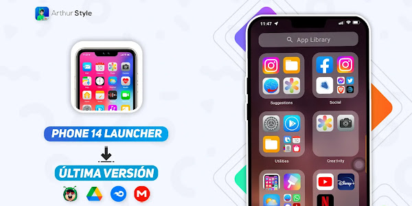 Phone 14 Launcher iOS 16 APK v8.8.4, Transforma tu Android en iPhone 2023