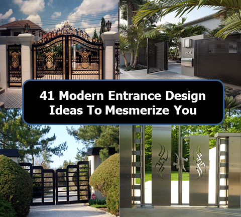 Gate is the entrance design to enhance the beauty of the house, it is also complete your home to give you more attraction and helps create sense of privacy to your house