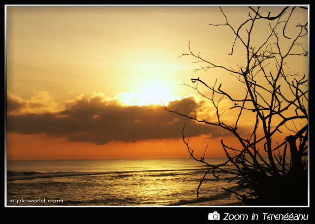 sunrise at lembah bidong beach