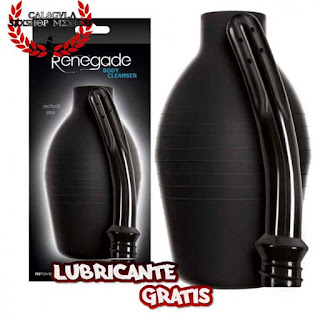  Ducha anal perilla de silicon, limpieza anal enema Ducha sexo anal hombre o mujer NS Novelties Renegade Body Cleanser Bl