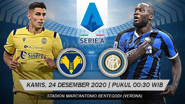 Prediksi Hellas Verona Vs Inter Milan, Kamis 24 Desember 2020 Pukul 00.30 WIB