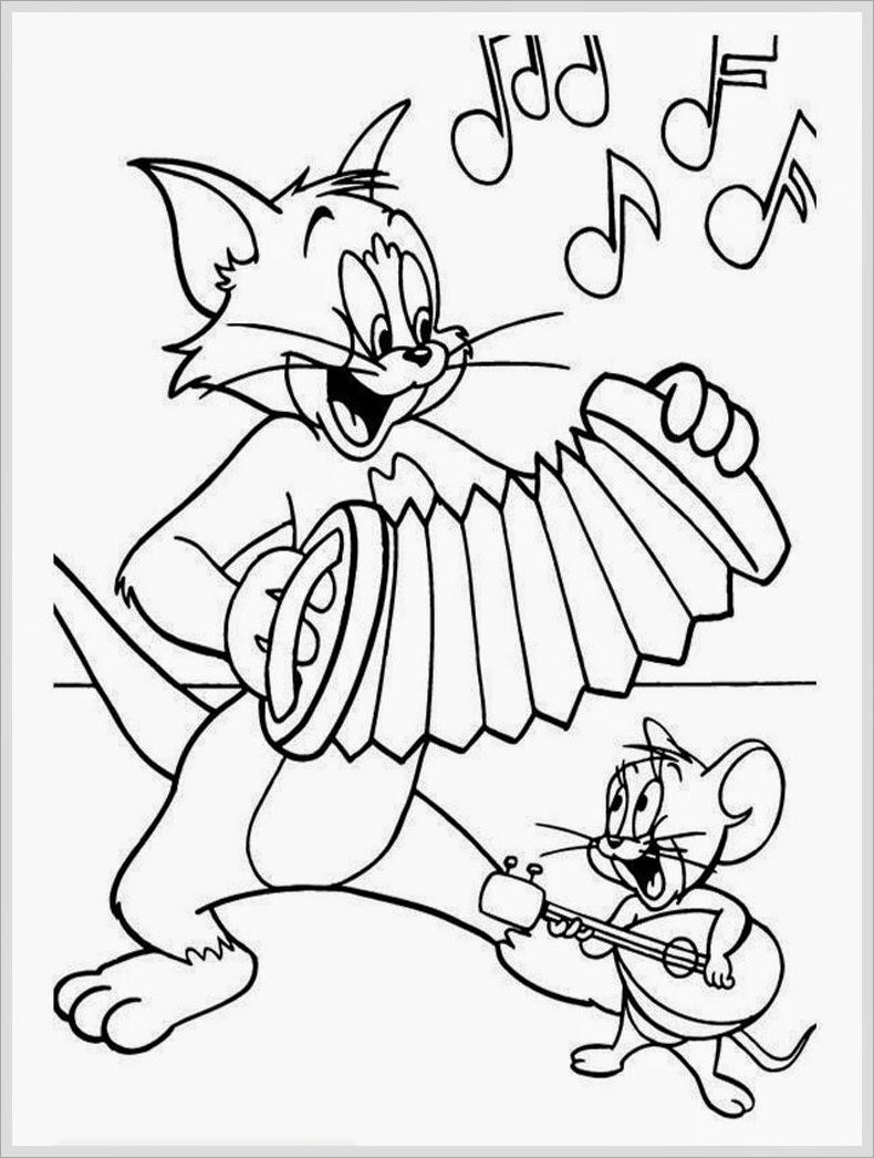 Download Tom And Jerry Coloring Pages | Realistic Coloring Pages