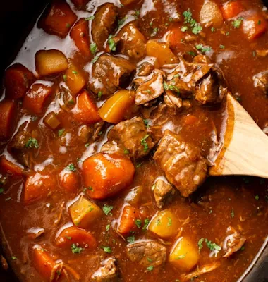 Homemade beef stew recipe