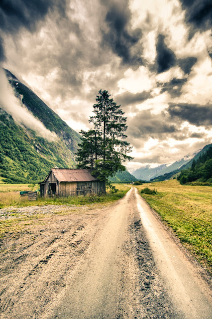 Strada verso il Ghiacciaio Supphellebreen