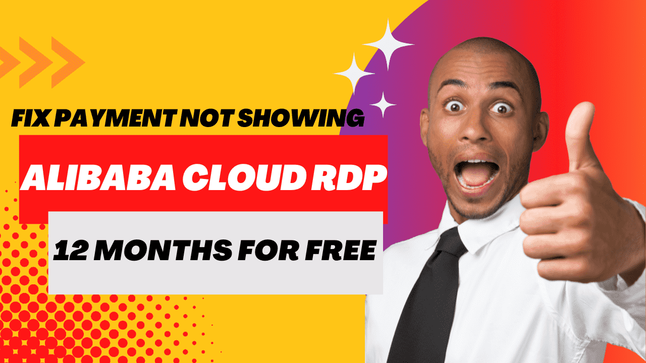 Alibaba cloud RDP 12 Months