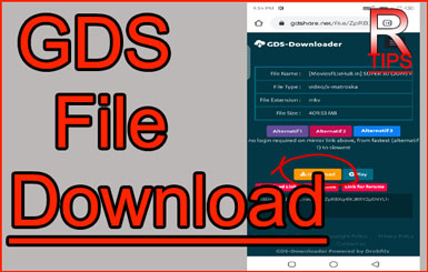 Gds Downloader  থেকে কিভাবে সিনেমা, গান, ছবি কিভাবে ডাউনলোড করবেন? 