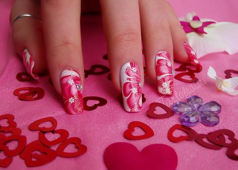 8. Valentine's Day Nail Designs Ideas -how To Decorate Nails