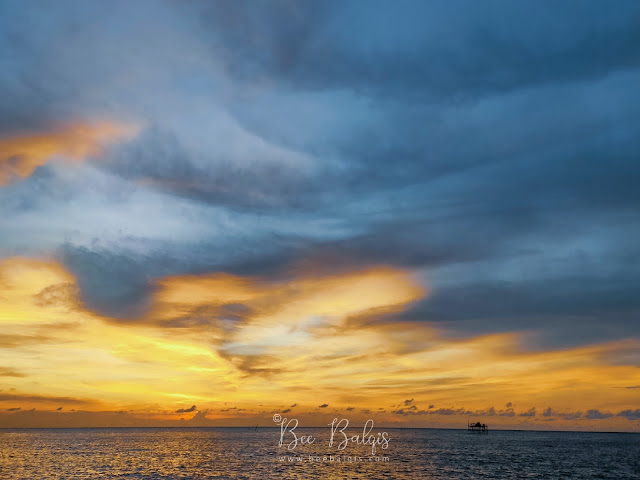 Indahnya sunset di Pulau Lemukutan Singakwang Kalimantan Barat