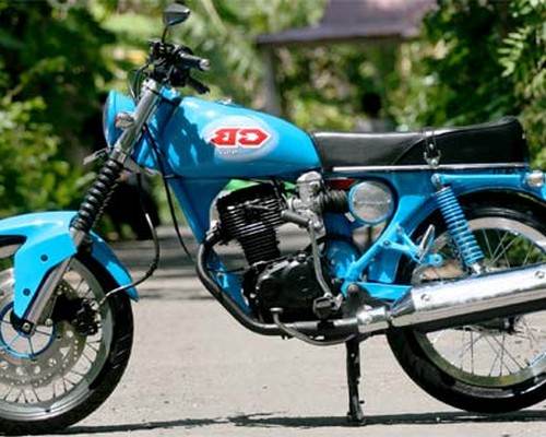 88 Gambar modifikasi motor cb 100 150 chopper klasik ala 