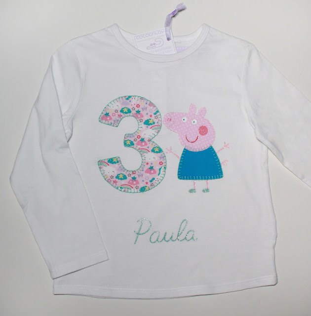 camiseta cumpleaños peppa pig