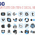 1400 icone gratuite con tema i social network