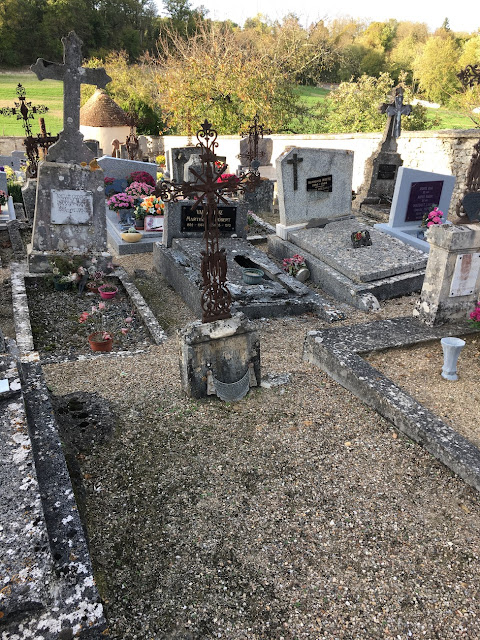 Grave of a World War One veteran, Indre et Loire, France.