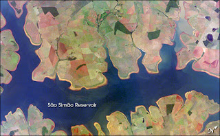 China’s State Power Investment Corp operates the São Simão dam in Brazil. (Credit: NASA/ISS) Click to Enlarge.