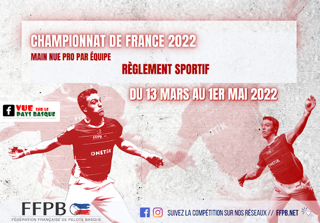 Règles du championnat de France 2022  Main Nue pro par équipes