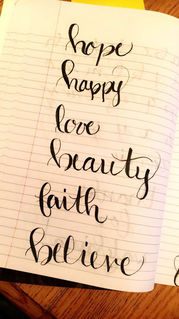 Bullet Journal Brush Lettering  justmelsdotcom