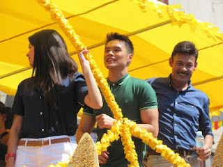 Richard Gutierrez, Sarah Lahbati, Janine Gutierrez, Benedict Campos, Mark Gil, John &quot;Sweet&quot; Lapus, John Lloyd Cruz, Angelica Panganiban, Maja Salvador, Pamulak Kadayawan 2012, Kadayawan Festival 2012, Davao City, Davao delights