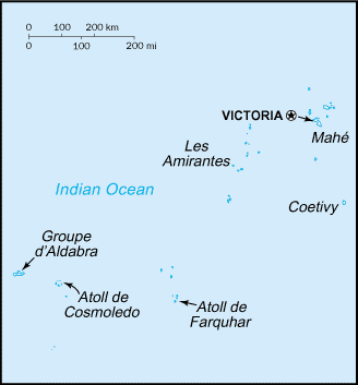 Pembagian wilayah administratif Seychelles
