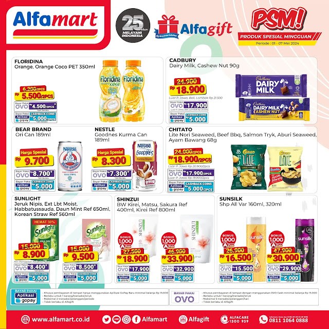 Promo PSM Alfamart 1 - 7 Mei 2024