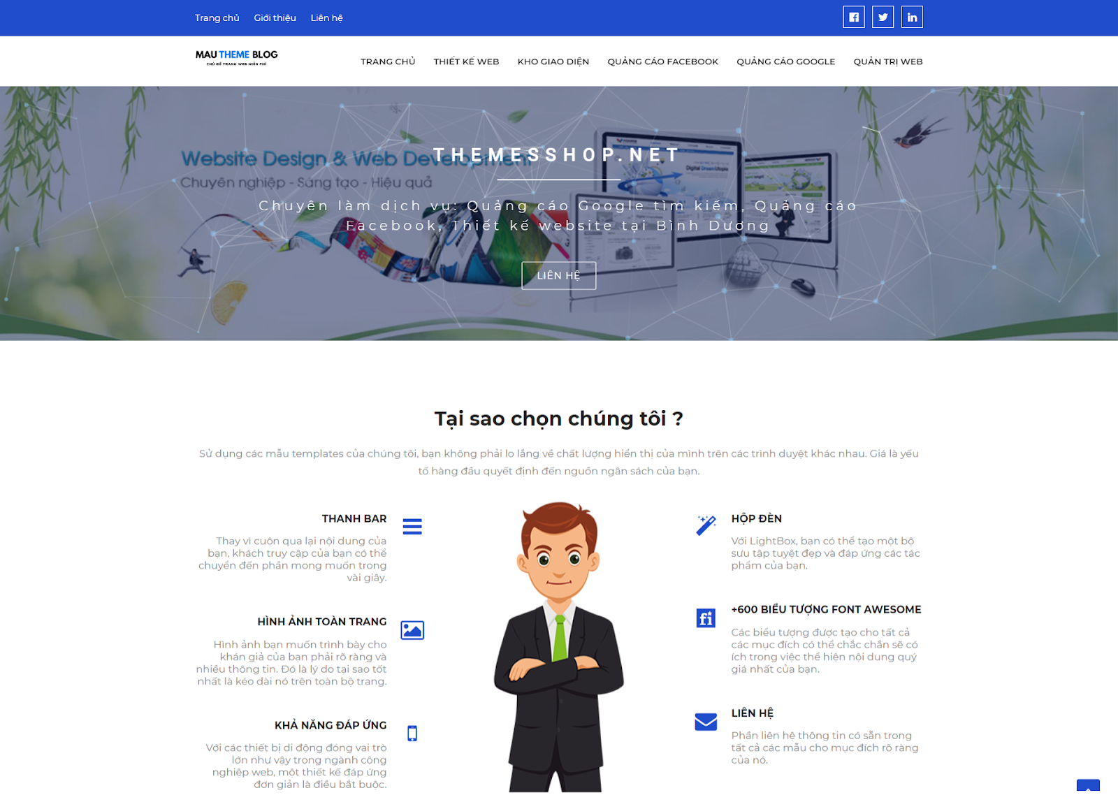 Mẫu Template Shop loadding nhanh seo dễ dàng 2022