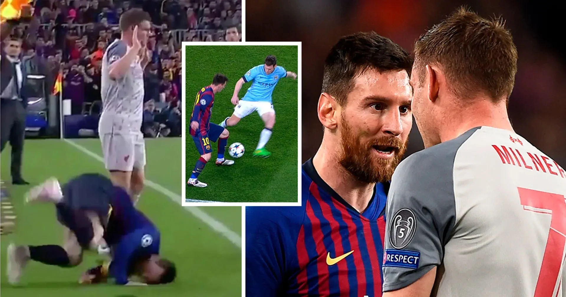 'That foul you did, that’s because I nutmegged you': James Milner reveals Lionel Messi called him a donkey after brutal tackle