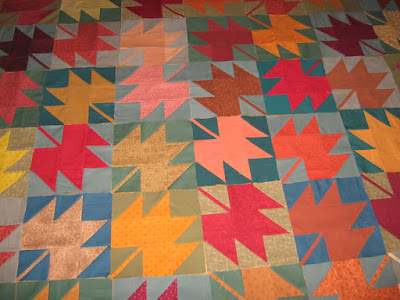 maple leaf blocks for quilt