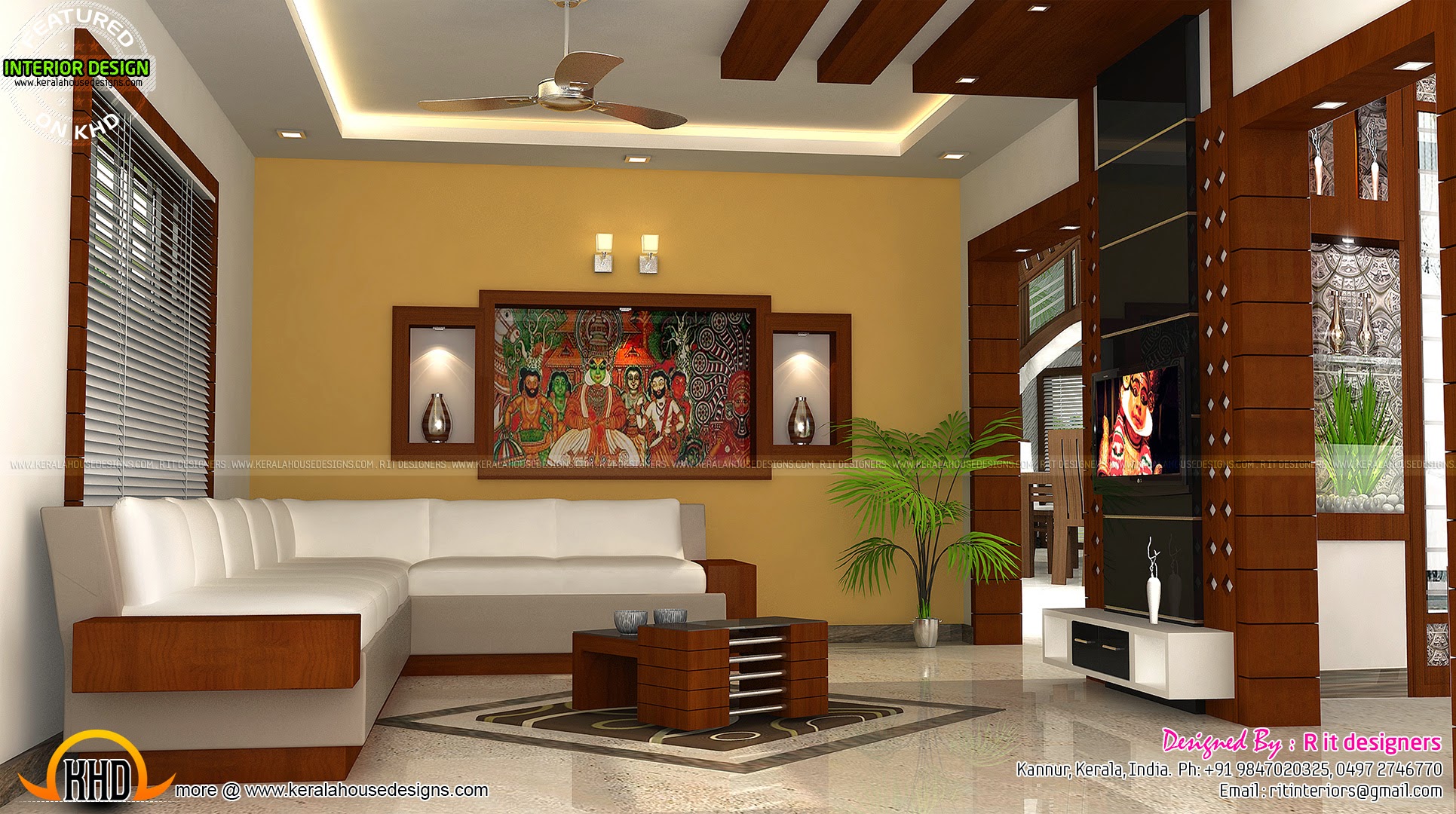 Kerala interior design with cost Kerala home design and 