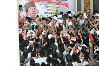 Kalau Ingin Indonesia Maju, Ya Pilih Prabowo Sebut Tokoh Banser Nu