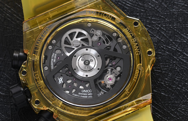 réplica del reloj Hublot Big Bang Unico Yellow Sapphire Chronograph 42 mm 441.JY.4909.RT