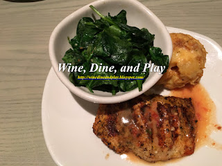 The grilled Atlantic salmon dish at the Bonefish Grill in St Petersburg, Florida
