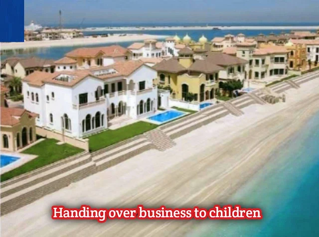 Handing over business to children