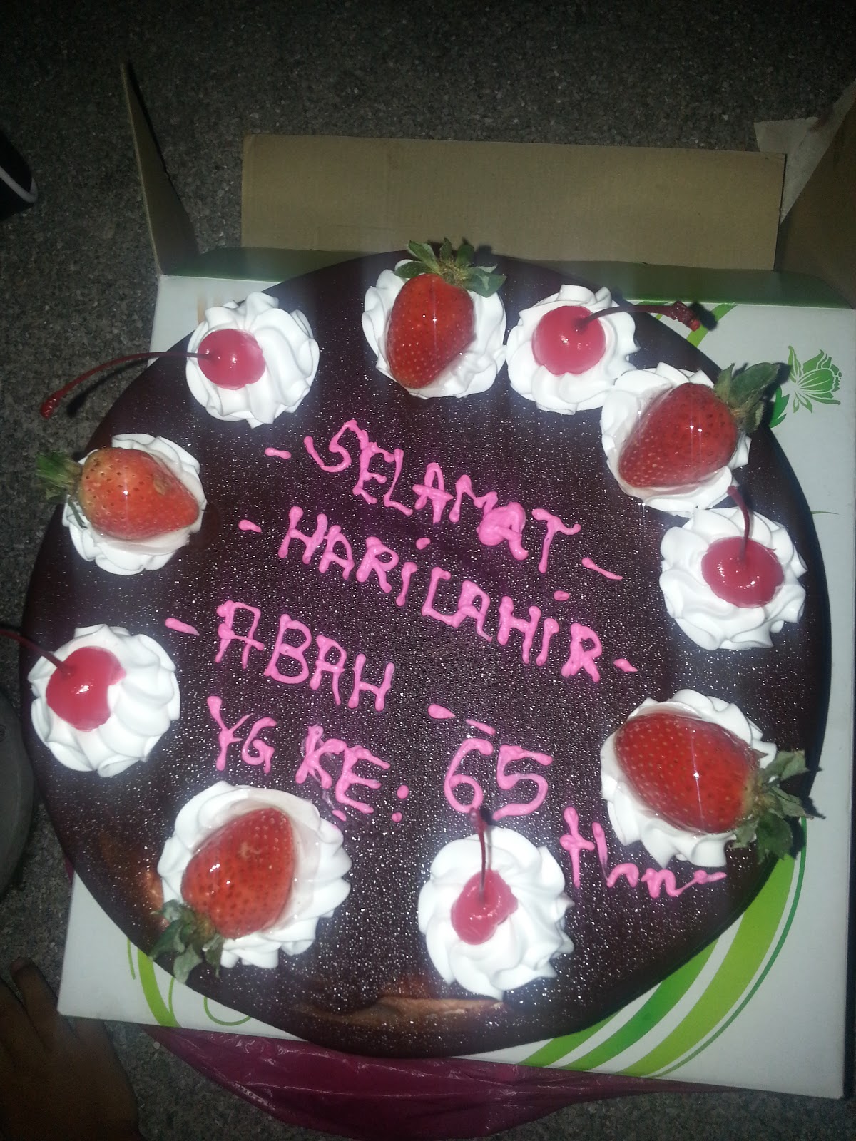 selamat hari lahir abah