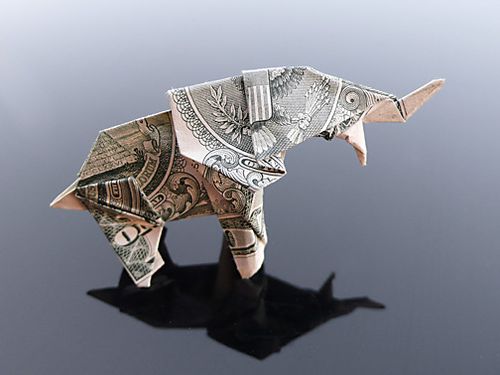 Magnifique Origami Dollar par Craig Sonnenfeld