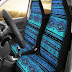 Car front seat cover cushion protector print universal sedan SUV truck - 2