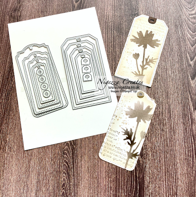 Vintage Tags & Journal Pages Using Stencils Made From Meadow Dies