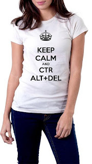 Kaos Cewe: Keep Calm ALT+DEL