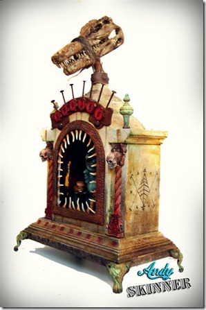 andy skinner assemblage altered art voodoo dolls