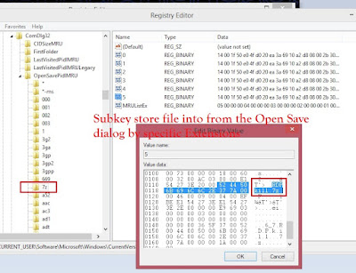 Windows Forensics:MRU artifacts