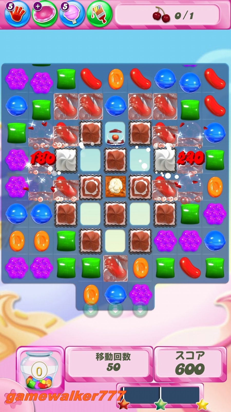 Candy Crush Saga Android版 をまったり攻略するblog レベル1129 攻略 キャンディークラッシュサーガ