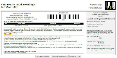 Pembayaran Quipper Video Melalui Indomaret