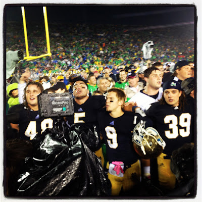 Manti Te'o and Robby Toma