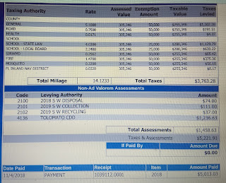 Nocatee CDD Fees in taxes