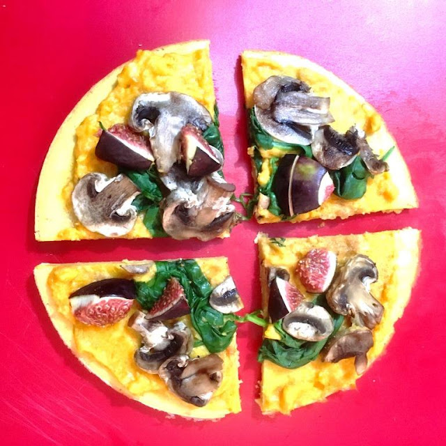  Fighting Heart Disease with Vegan Mushroom, Fig and Spinach Pizza