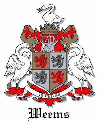 Stiles Family Crest. The Weems family crest was