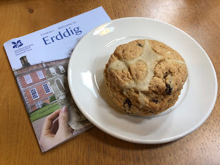 Erddig hot cross scone