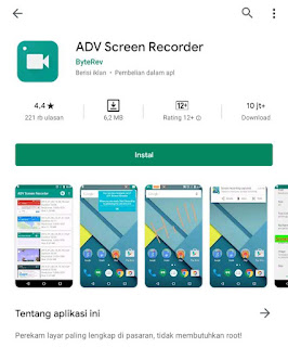 Aplikasi ADV Screen Recorder