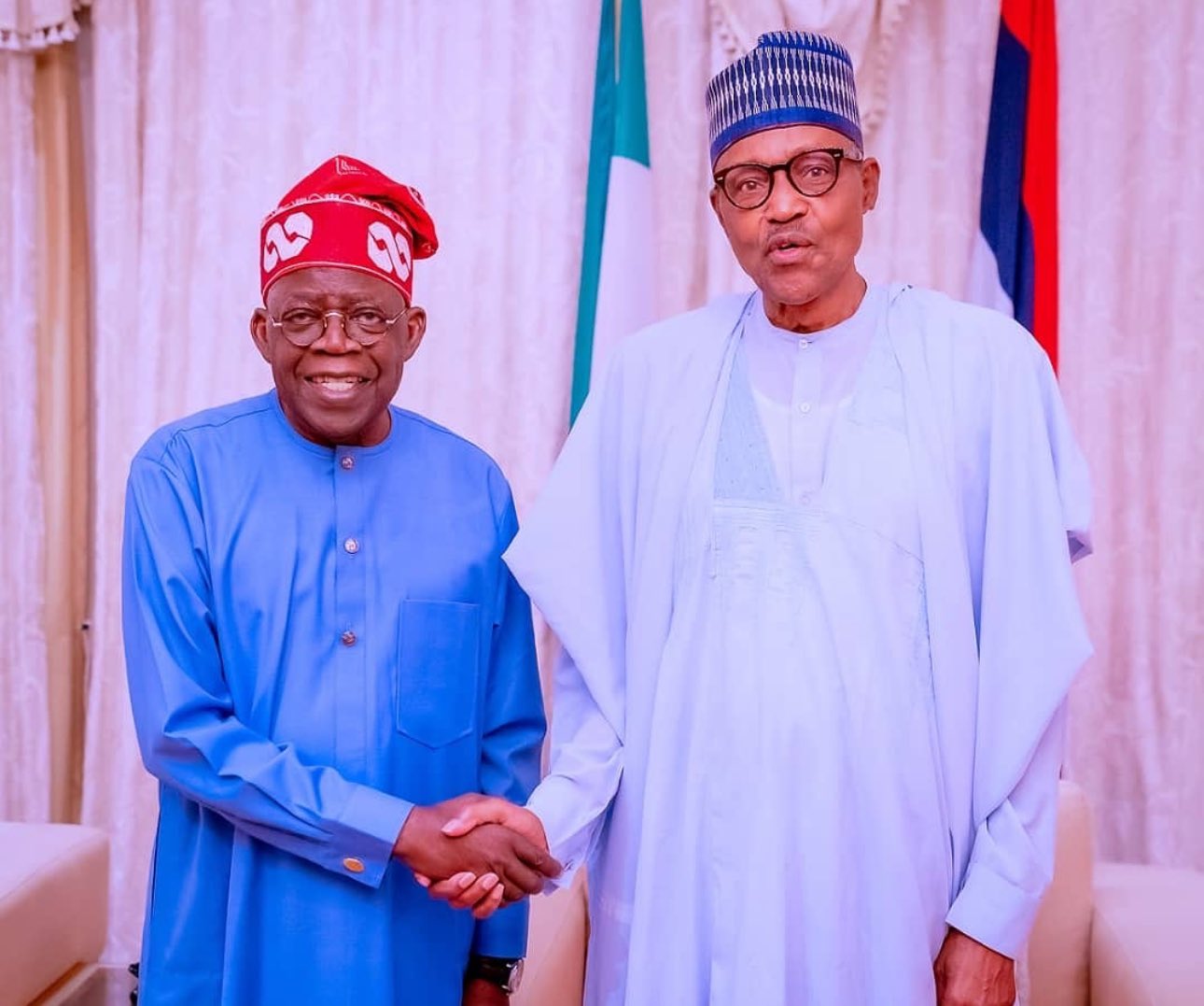 President Asiwaju Bola Ahmed Tinubu and former President, Muhammadu Buhari