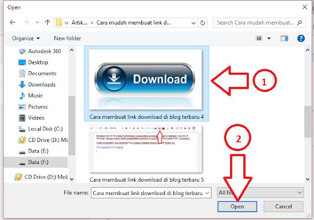 Cara mudah membuat link download di blog terbaru