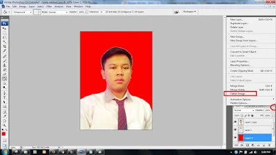 Cara Mengganti Background Pas Foto Menggunakan Photoshop 